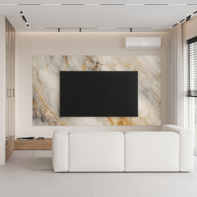 Panel ścienny PCV 5 mm z nadrukiem UV SAMODZIELNY MONTAŻ 120x60 cm  NR9