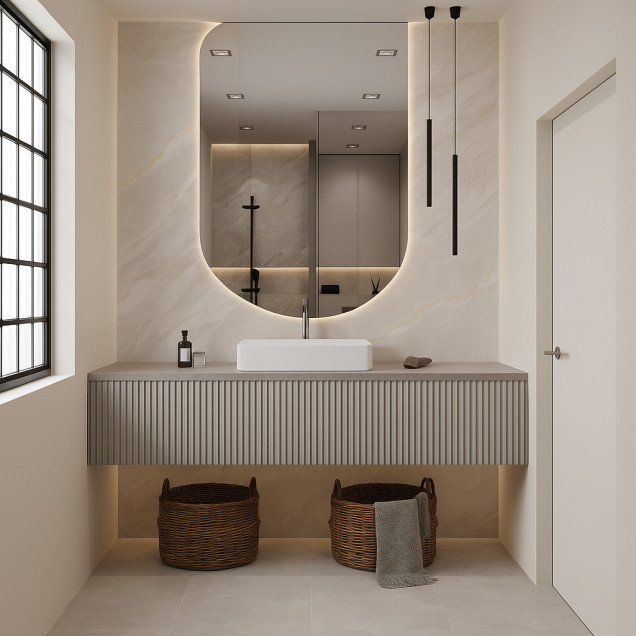 Panel ścienny PCV 5 mm z nadrukiem UV SAMODZIELNY MONTAŻ 120x60 cm  NR12