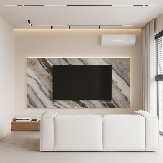 Panel ścienny PCV 5 mm z nadrukiem UV SAMODZIELNY MONTAŻ 120x60 cm  NR18