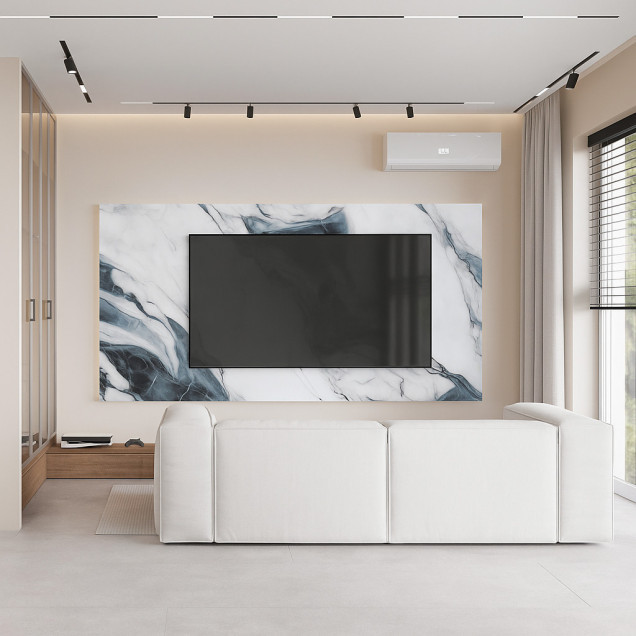 Panel ścienny PCV 5 mm z nadrukiem UV SAMODZIELNY MONTAŻ 120x60 cm  NR5