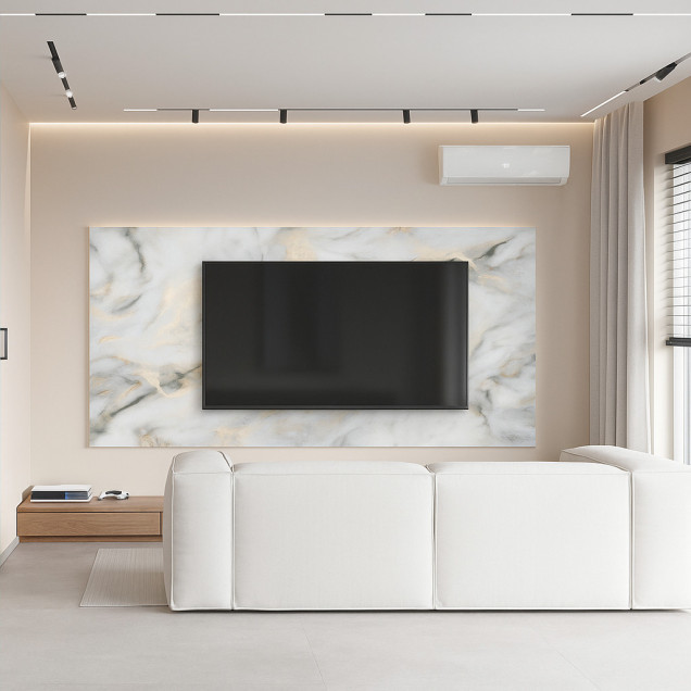 Panel ścienny PCV 5 mm z nadrukiem UV SAMODZIELNY MONTAŻ 120x60 cm  NR19