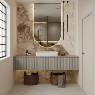 Panel ścienny PCV 5 mm z nadrukiem UV SAMODZIELNY MONTAŻ 120x60 cm  NR11