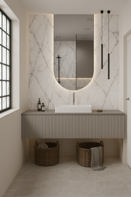 Panel ścienny PCV 5 mm z nadrukiem UV SAMODZIELNY MONTAŻ 120x60 cm  NR3