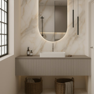 Panel ścienny PCV 5 mm z nadrukiem UV SAMODZIELNY MONTAŻ 120x60 cm  NR4