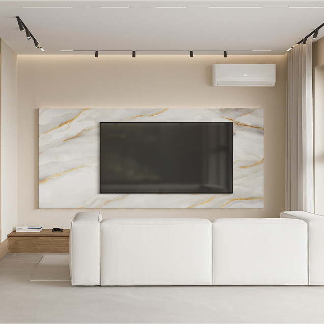 Panel ścienny PCV 5 mm z nadrukiem UV SAMODZIELNY MONTAŻ 120x60 cm  NR1