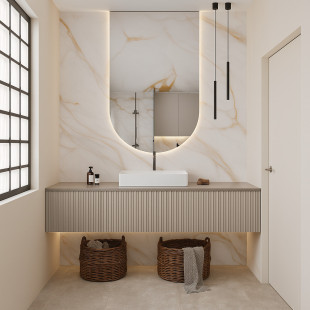 Panel ścienny PCV 5 mm z nadrukiem UV SAMODZIELNY MONTAŻ 120x60 cm  NR8